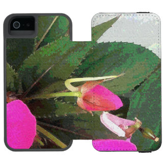 Coque-portefeuille iPhone 5 Incipio Watson™ Rose Chaud