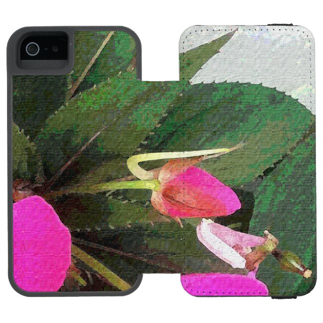 Coque Portefeuille Incipio Pour iPhone Rose Chaud (Folio Ouvert)