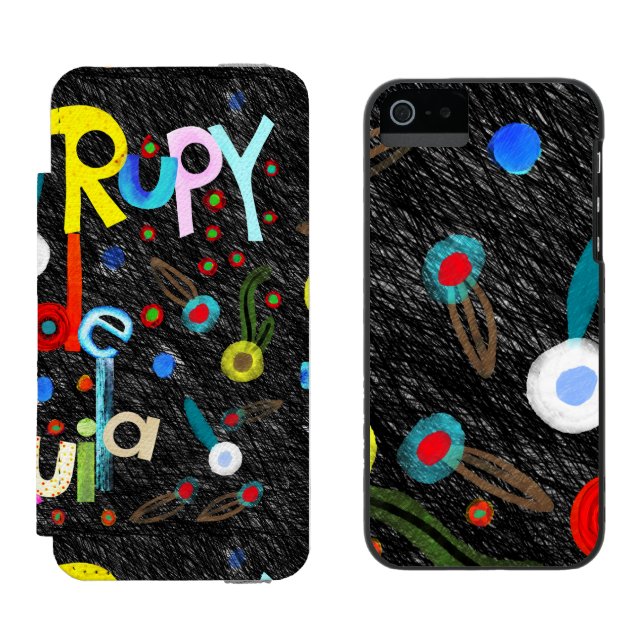 Coque Portefeuille Incipio Pour iPhone Rupydetequila (Côté par côté)