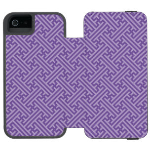 Coque-portefeuille iPhone 5 Incipio Watson™ Sayagata motif, japonais, violet et rose