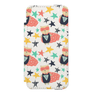 Coque-portefeuille iPhone 5 Incipio Watson™ Star Super Hero