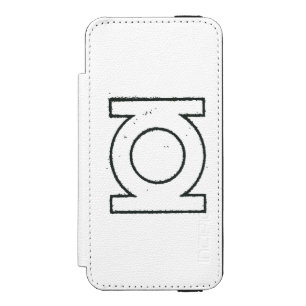 Coque-portefeuille iPhone 5 Incipio Watson™ SYMBOLE DE Lanterne Verte BW
