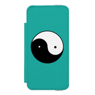 Coque-portefeuille iPhone 5 Incipio Watson™ Symbole de Yin Yang