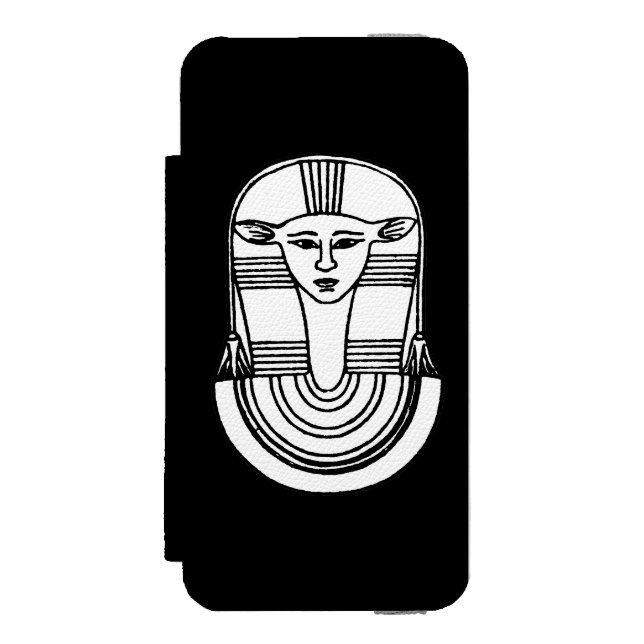 Coque Portefeuille Incipio Pour iPhone Symbole égyptien : Hathor (Folio Devant)