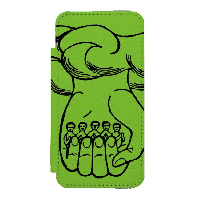 Coque Portefeuille Incipio Pour iPhone Symbole : Main divine (Folio Devant)