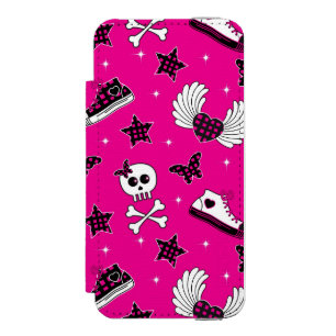 Coque-portefeuille iPhone 5 Incipio Watson™ Symboles d'Emo