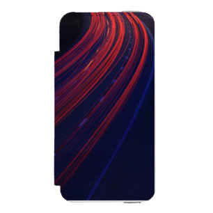 Coque-portefeuille iPhone 5 Incipio Watson™ Traînées de feux arrière de circulation de véhicul