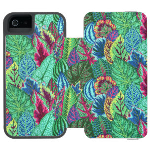Coque-portefeuille iPhone 5 Incipio Watson™ Un bel coque iphone Philip Jacobs en tissu de Cole