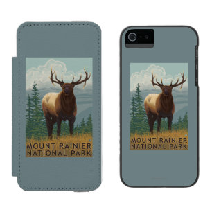 Coque-portefeuille iPhone 5 Incipio Watson™ Un parc national plus pluvieux, scène de