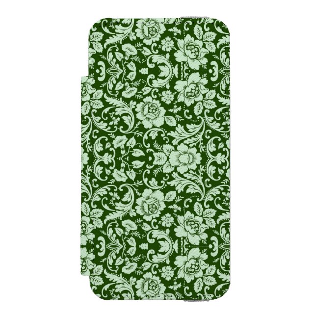 Coque Portefeuille Incipio Pour iPhone Une damassé florale antique (Folio Devant)
