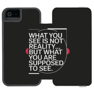 Coque-portefeuille iPhone 5 Incipio Watson™ Vérité conçue pour vous