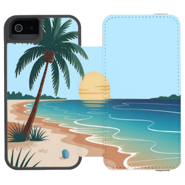 Coque Portefeuille Incipio Pour iPhone Vibes Ensoleillées (Folio Ouvert)