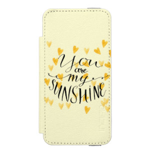 Coque-portefeuille iPhone 5 Incipio Watson™ Vous êtes mon soleil