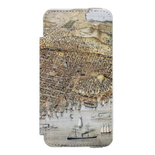 Coque-portefeuille iPhone 5 Incipio Watson™ Vue de San Francisco, 1878