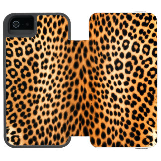 Coque-portefeuille iPhone 5 Incipio Watson™ Wild Leopard Energy – Bold Animal Print Fashion