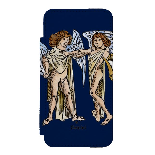 Coque Portefeuille Incipio Pour iPhone Zodiaque : Gémeaux, 1482 (Folio Devant)