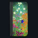 Coque Portefeuille Pour iPhone 8/7 Jardin aux fleurs Gustav Klimt<br><div class="desc">Porte-valet iPhone avec la peinture à l’huile de Gustav Klimt Jardin aux fleurs (1906). Un beau jardin de fleurs violettes,  rouges,  blanches,  bleues et oranges. Un grand cadeau pour les amateurs d'art Art Nouveau et autrichien.</div>
