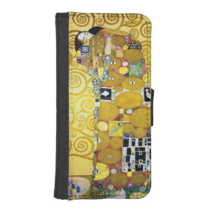 Coque Avec Portefeuille Pour iPhone 5 L'arbre de vie (détail), Klimt