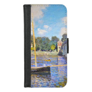 Coque Portefeuille Pour iPhone 8/7 Le pont d'Argenteuil, Monet