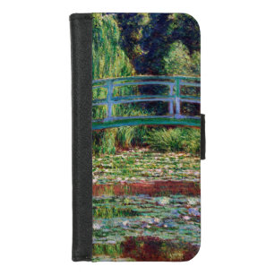 Coque Portefeuille Pour iPhone 8/7 Le Pont Japonais (Etang Lily), Monet