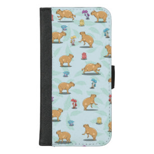 Coque Portefeuille Pour iPhone 8/7 Plus Motif mignon capybara