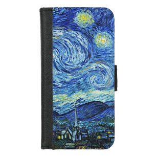 Coque Portefeuille Pour iPhone 8/7 Nuit étoilée de Vincent van Gogh