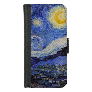 Coque Portefeuille Pour iPhone 8/7 Vincent Van Gogh - La nuit étoilée