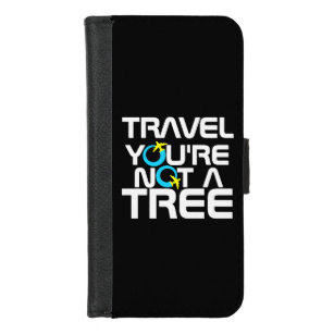 Coque Portefeuille Pour iPhone 8/7 Voyage Vous n'êtes pas un arbre