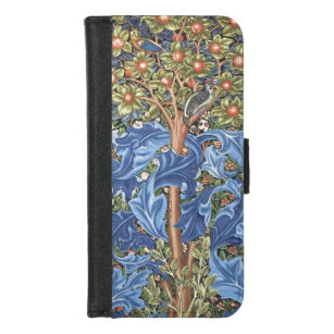 Coque Portefeuille Pour iPhone 8/7 William Morris Pic Tapestry Floral Vintage