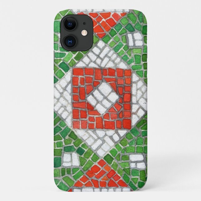 Coque pour iPhone 11 HOLIDAY MOSAIC (Dos)