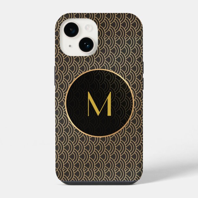 Coque Pour iPhone 14 Art Déco motif iPhone / coque ipad (Verso)