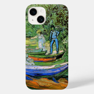 Coque Pour iPhone 14 Banque de l'Oise à Auvers par Vincent van Gogh