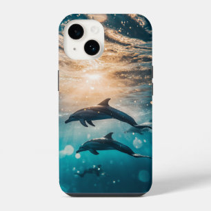 Coque Pour iPhone 14 Beau Dolphins iPhone / coque ipad