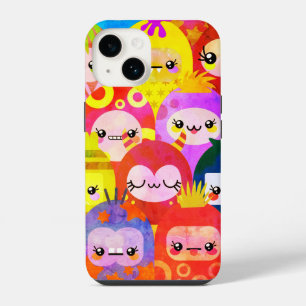 Coque Pour iPhone 14 Beaux critères colorés Fun iPhone 14 Coque