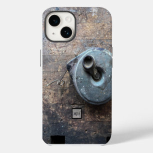 Coque Pour iPhone 14 Bois rustique Masculine Bois dur coque iphone