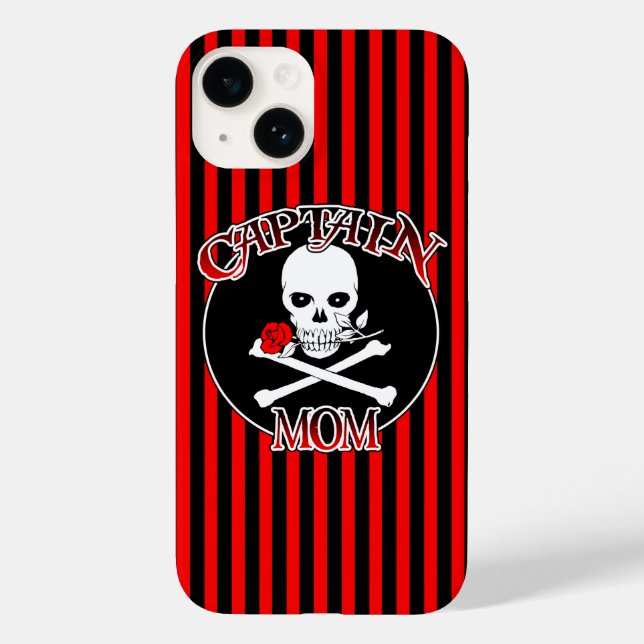 Coque Pour iPhone 14 Capitaine Maman iPhone 7 Coque (Verso)