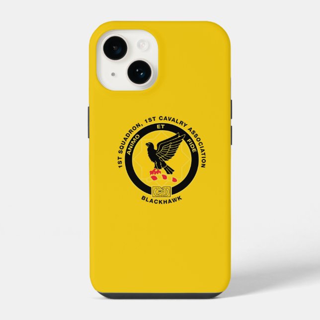 Coque Pour iPhone 14 Cav Association iPhone 14 Coque - Or (Verso)