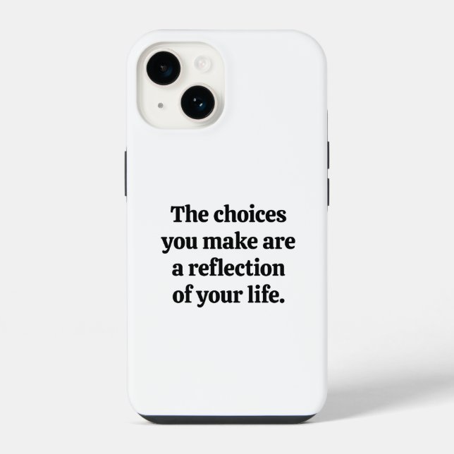 Coque Pour iPhone 14 Choix que vous faites coque iphone (Verso)