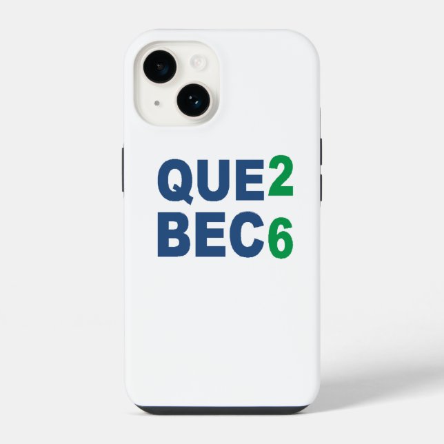 Coque Pour iPhone 14 Coque iPhone 14 QUÉBEC 26 (Verso)