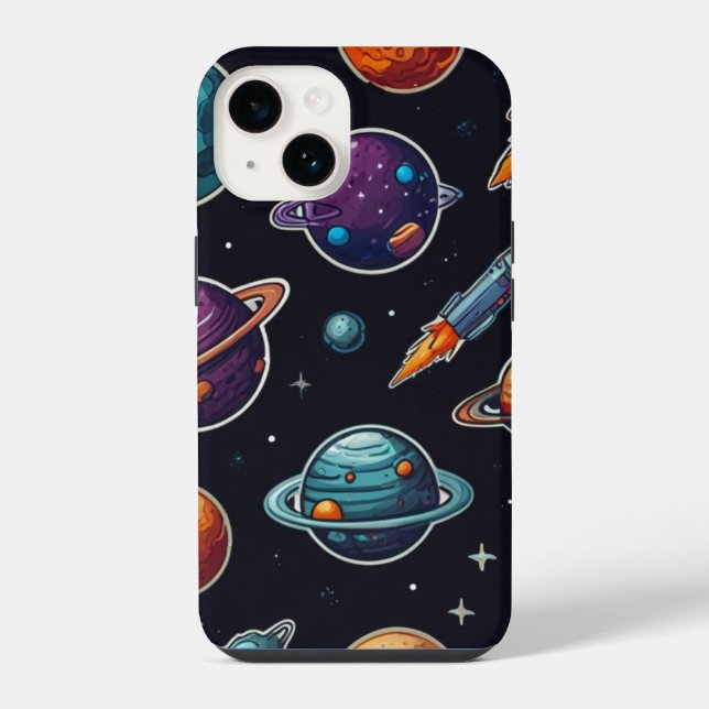 Coque Pour iPhone 14 Coque iphone cosmique : Couverture téléphonique à  (Verso)
