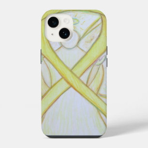 Coque Pour iPhone 14 Coque iPhone personnalisée Ange Ruban de sensibili