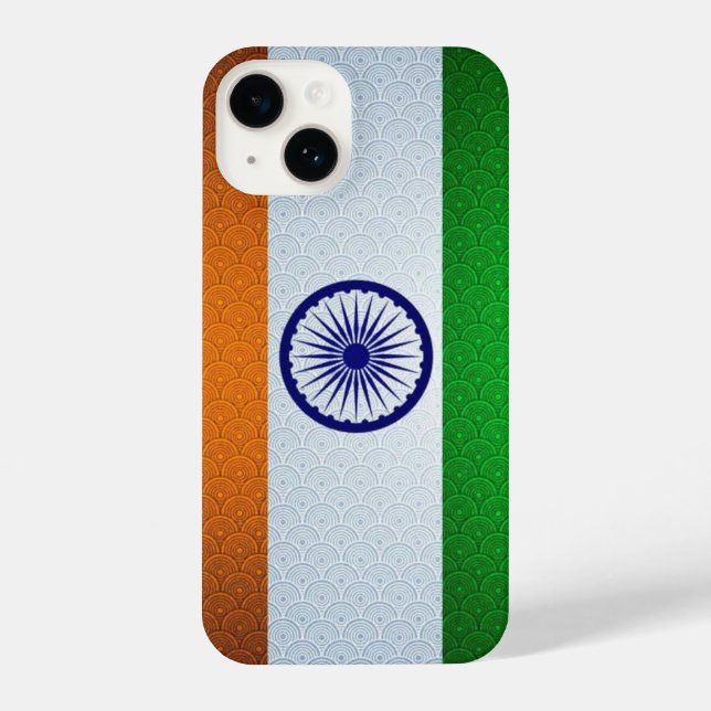 Coque Pour iPhone 14 coque MOBILE IPHONE "Tricolor Elegance" (Verso)
