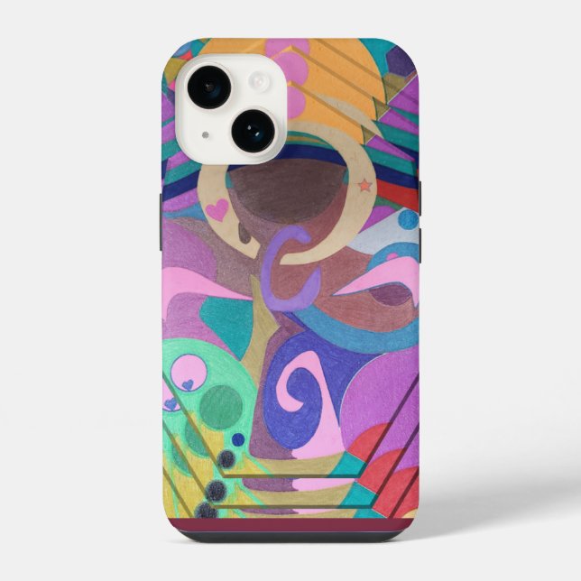 Coque Pour iPhone 14 Coque Smart Art - coque iphone Mate (Verso)