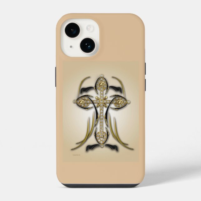 Coque Pour iPhone 14 "Demande Divine", Coque Apple iPhone 14 (Verso)
