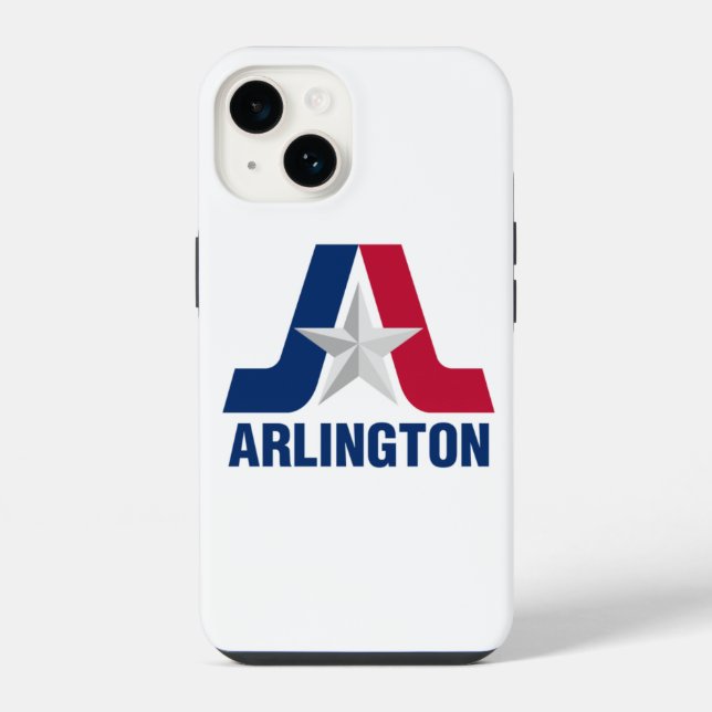 Coque Pour iPhone 14 Drapeau d'Arlington, Texas Case-Mate coque iPhone (Verso)