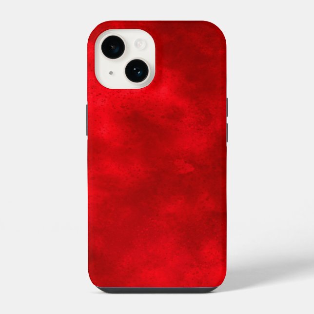 Coque Pour iPhone 14 Effet Cloud rouge iPhone / coque ipad (Verso)