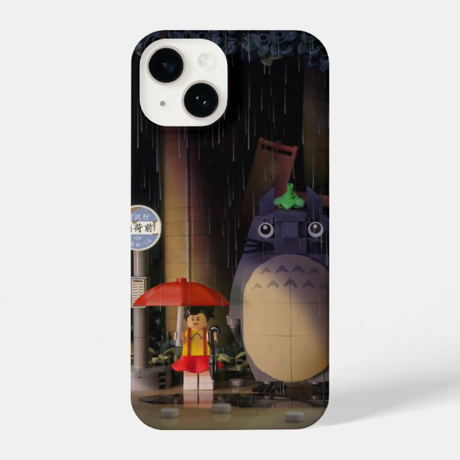 Coque Pour iPhone 14 En brique construit Totoro iPhone 14 Coque (Verso)