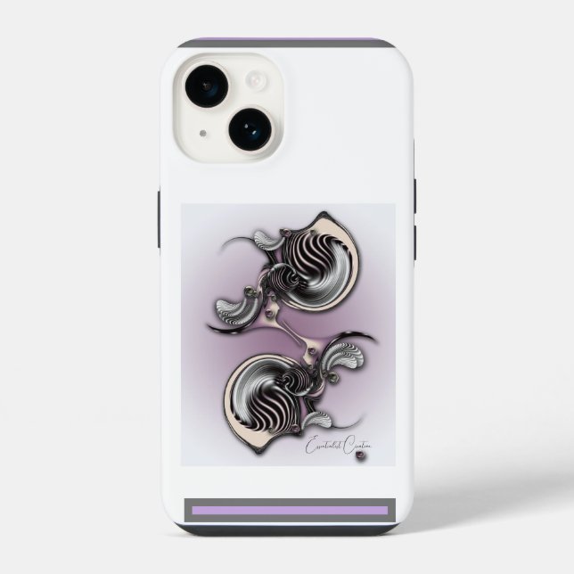 Coque Pour iPhone 14 " Essentialist Creation", Apple iPhone 14 Coque (Verso)