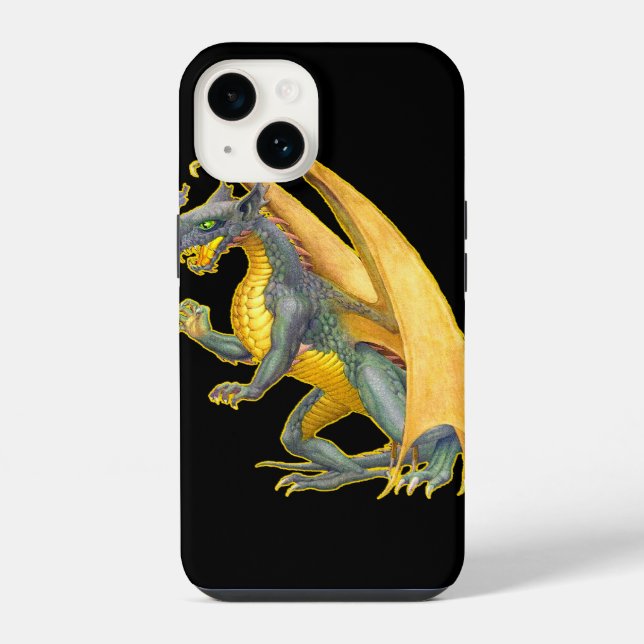 Coque Pour iPhone 14 Fire Breathing Dragon iPhone 6 Coque (Verso)