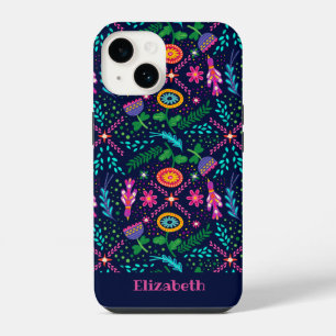 Coque Pour iPhone 14 Fun coloré stylisé floral iPhone / coque ipad